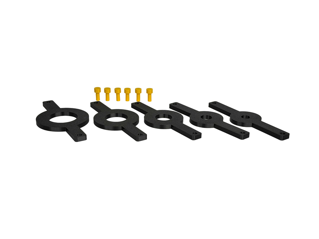 Self-Centering Router Template 5-pack (0.75", 1", 1.5", 2", 2.5")