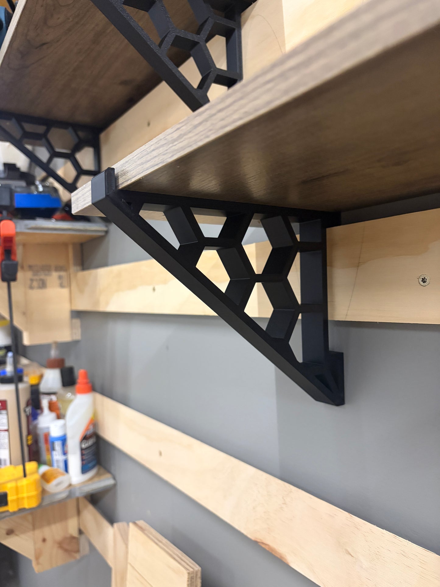 French Cleat Shelf Brackets – Set of 2 | Custom Depth & Thickness