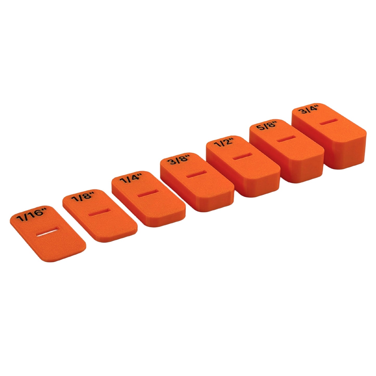 Setup Blocks & Spacers for Woodworking, Decking & Fencing – 1/16" to 3/4"