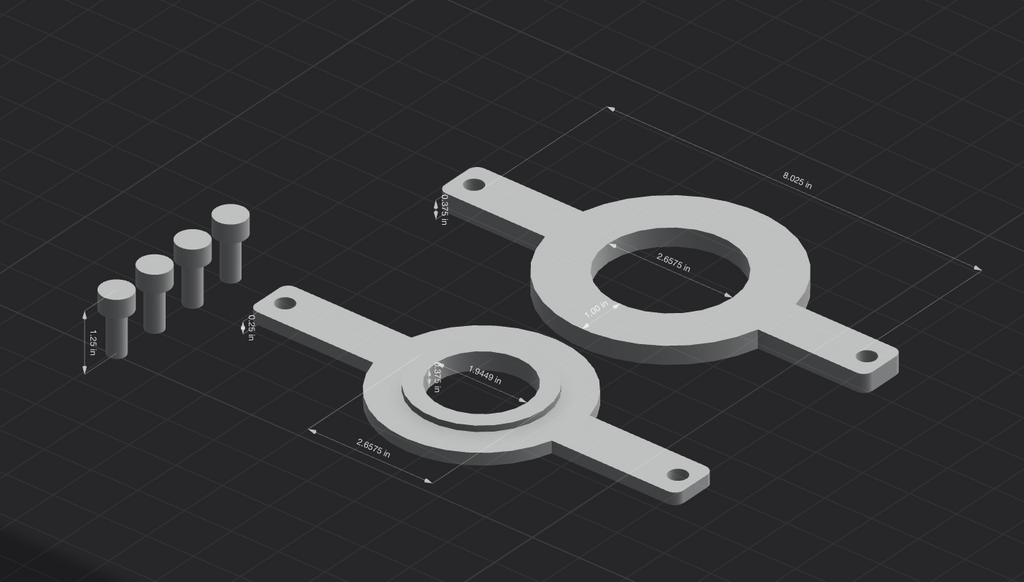 Router Template Jig Set for Power Grommet Outlets