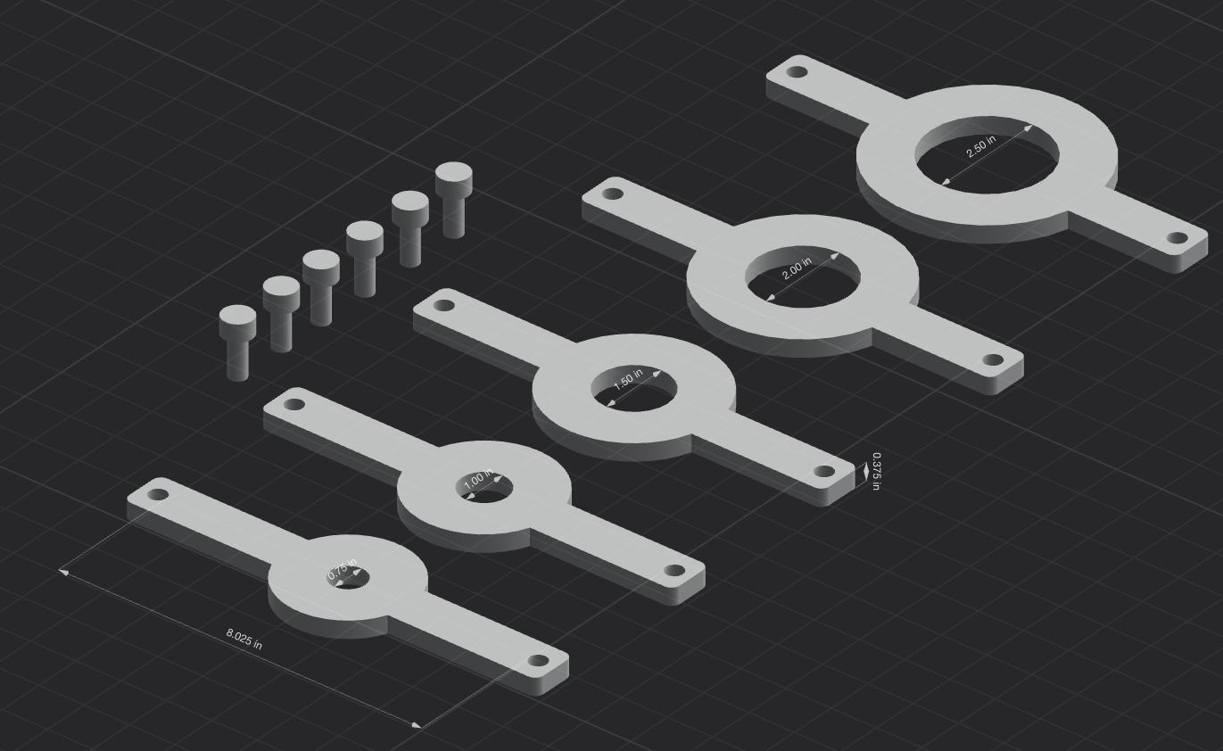 Self-Centering Router Template Set