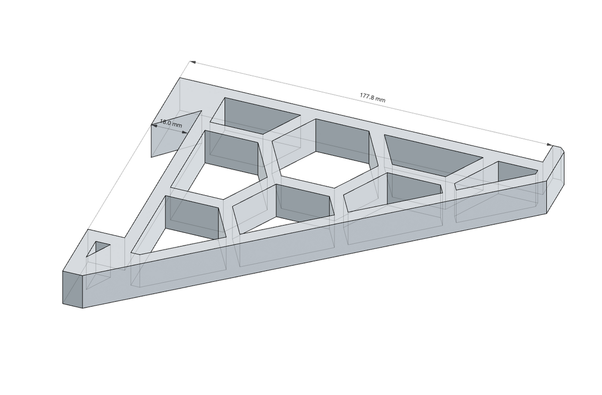 French Cleat Shelf Brackets – STL Digital File