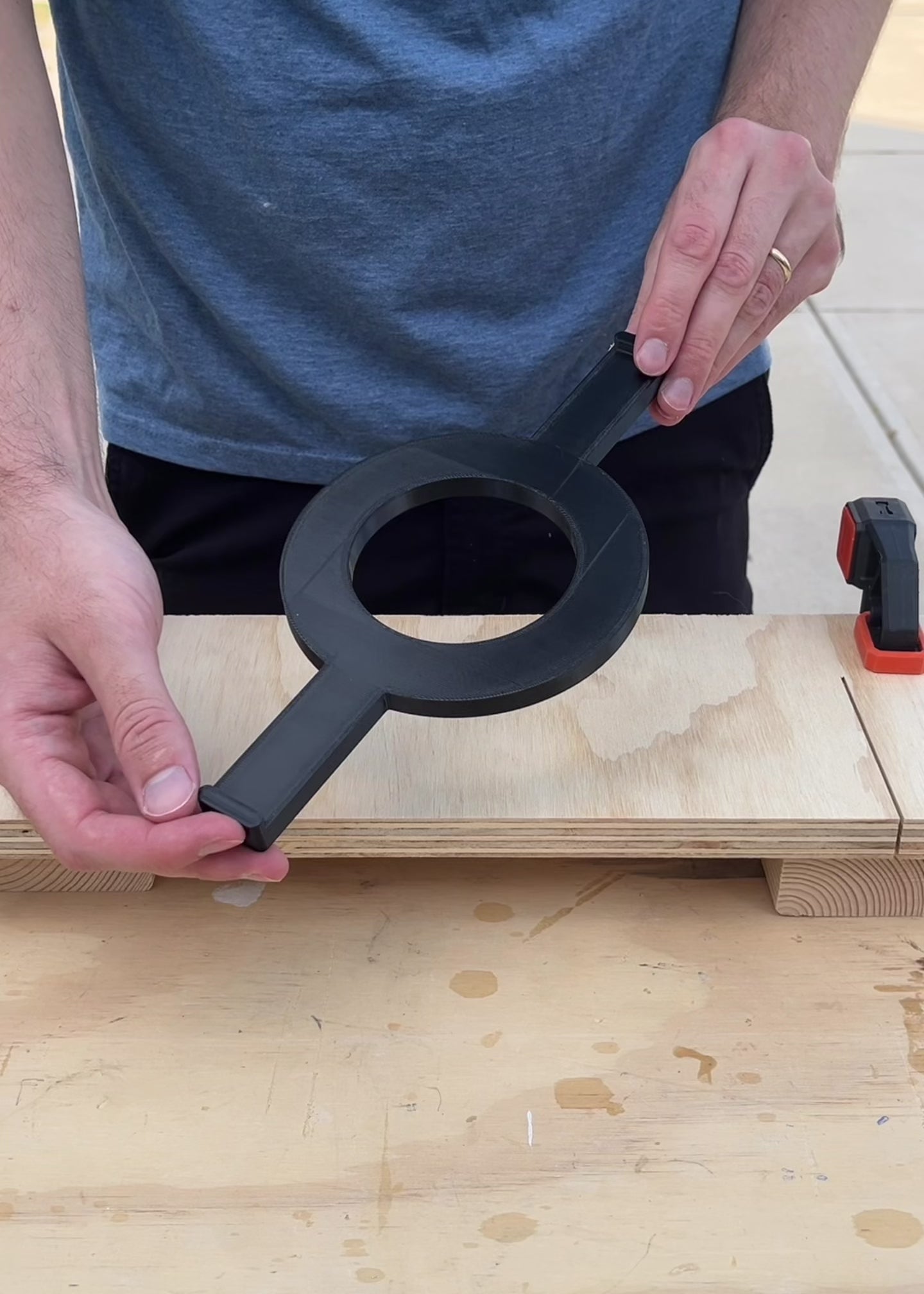 Self-Centering Router Template (Custom Size)