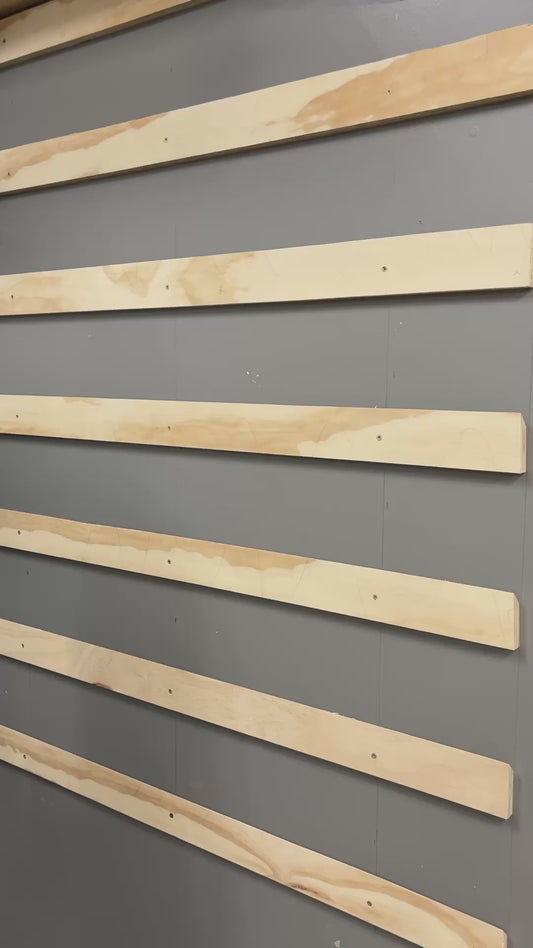 French Cleat Shelf Brackets – Set of 2 | Custom Depth & Thickness
